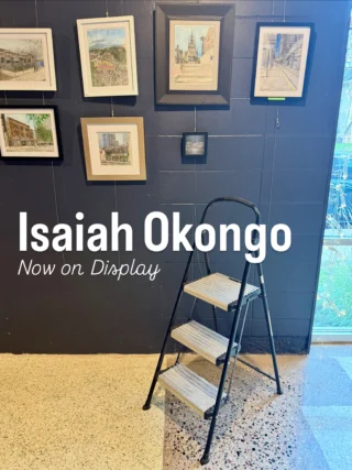 Fall/Winter art at Aki’s with @isaiahokongoart